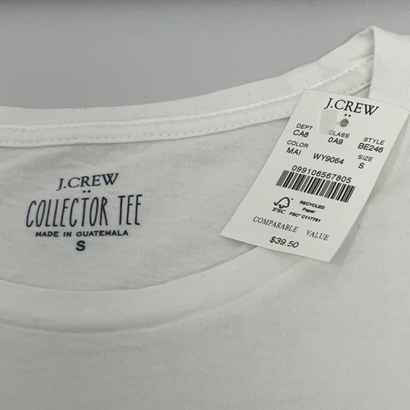 NWT J Crew women’s short sleeve Collector Tee, size S - Picture 2 of 4